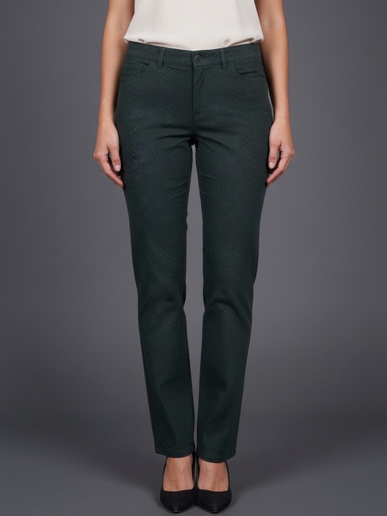 Nwot Lafayette 148 New York Women’s Black Textured Snake Print Straight Leg Pant